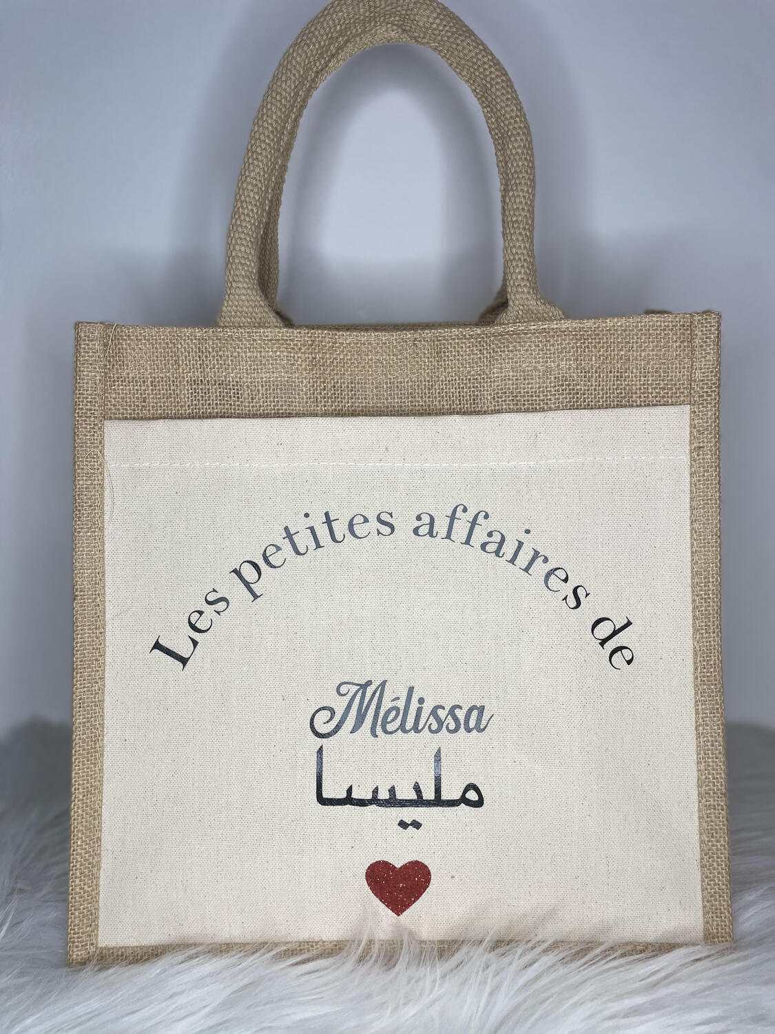 Sac En Jute Personnalisé Aperol - Cadeau Original - Imprimé Tendance - 32x13x21 Cm